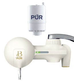Beautiful by PUR Faucet Mount Filtration System, White Icing (PFM420W)
