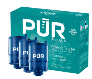 PUR PLUS Faucet Mount Water Replacement Filter 3-Pack, 9 Month Supply, RF99993