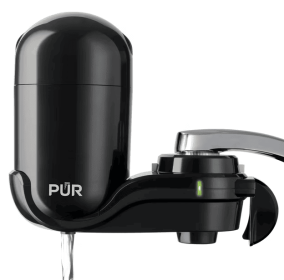 PUR Faucet Mount Water Filtration System, FM2000B, Black