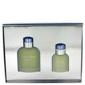 Light Blue by Dolce & Gabbana Gift Set - 4.2 oz Eau De Toilette Spray + 1.3 oz Eau De Toilette Spray